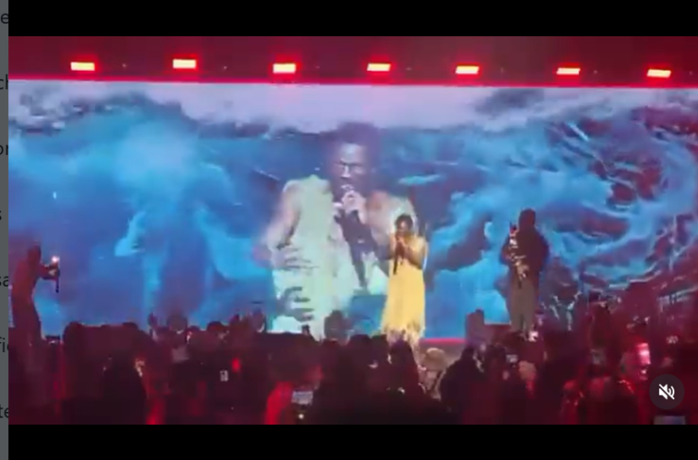 Flood prophet Eboh Noah spotted at Sarkodie show