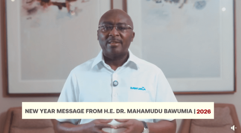 Bawumia’s 2026 New Year message to Ghanaians