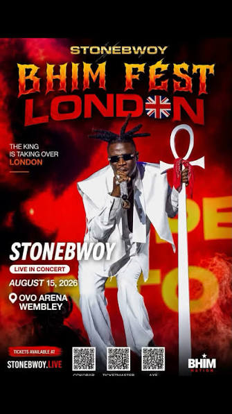 Stonebwoy Set to Make History at London’s OVO Arena Wembley With BHIM Festival.